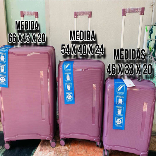 Maleta trio colores