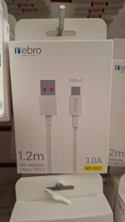 CABLE USB-TipoC ORIGINAL TPE 5.0A 1.2M