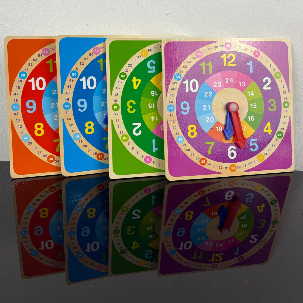 Reloj analogico de aprendizaje para niños