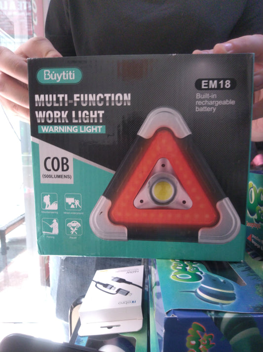 Lampara emergencia triangular