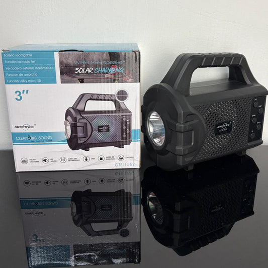 Bocina Bluetooth 3" con linterna GTS-1552