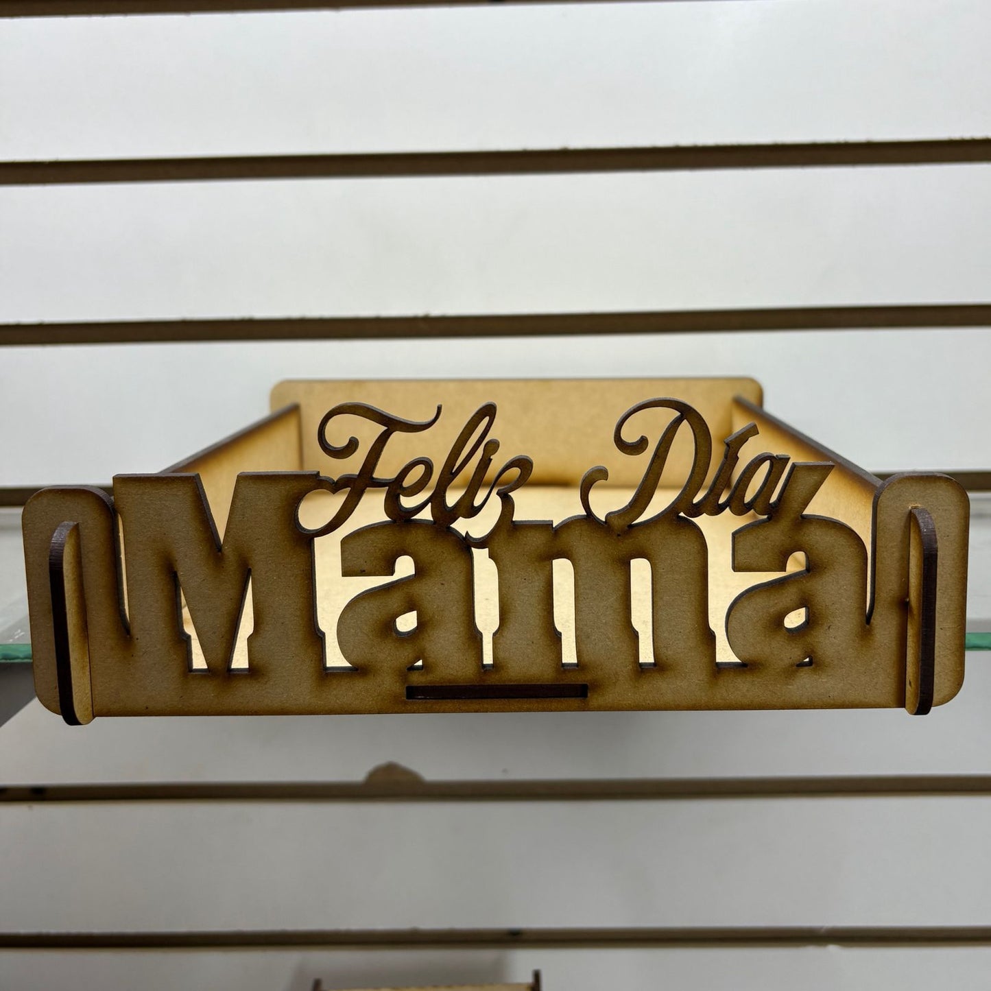 Caja de regalo mdf sin tapa