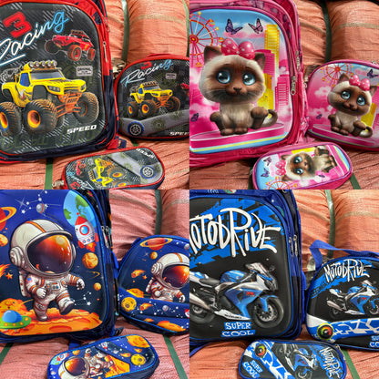Mochila Trio con luz (Primaria)