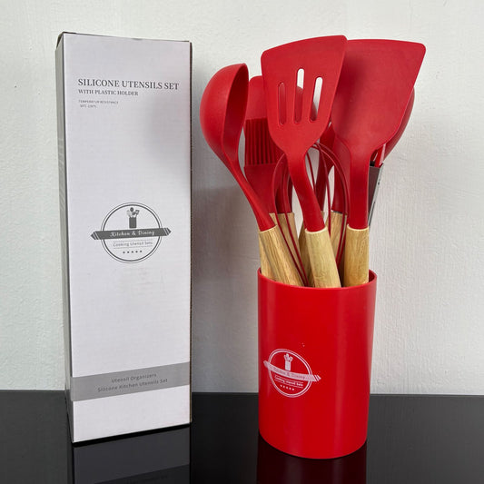 Set de utensilios de silicon 12pzs