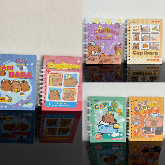 Libreta Mini Pasta Dura Capibara