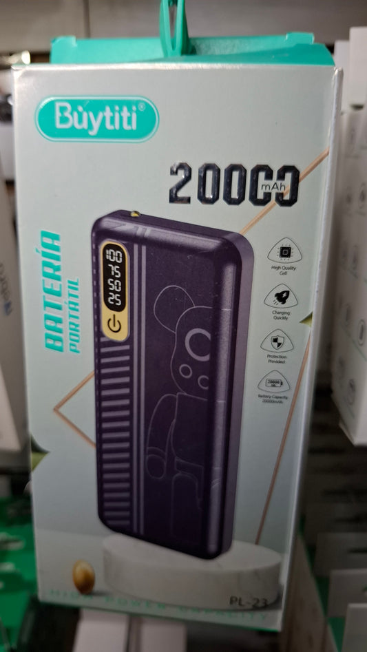 Power bank 20000mah con linterna