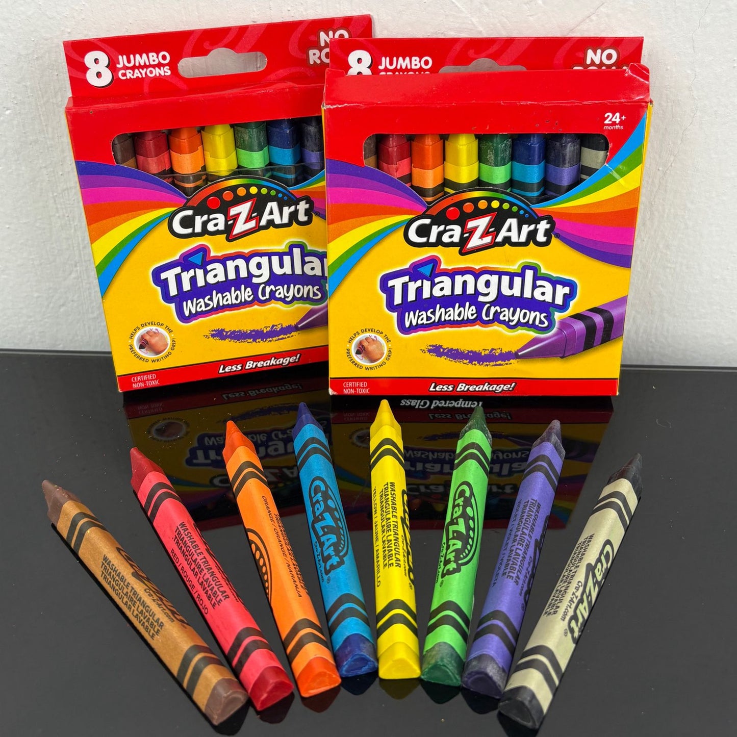 Paquete de crayolas trangulares