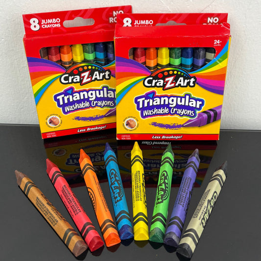 Paquete de crayolas trangulares