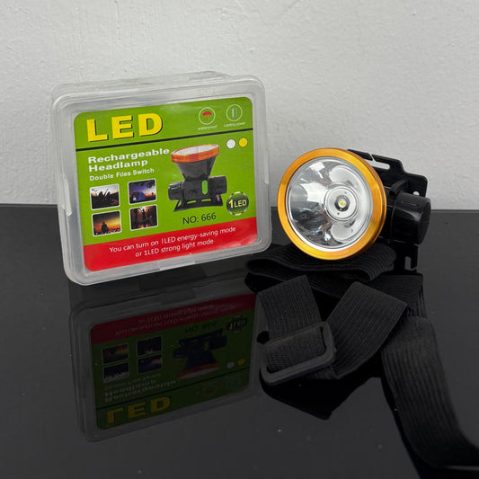 Lampara led de cabeza recargable