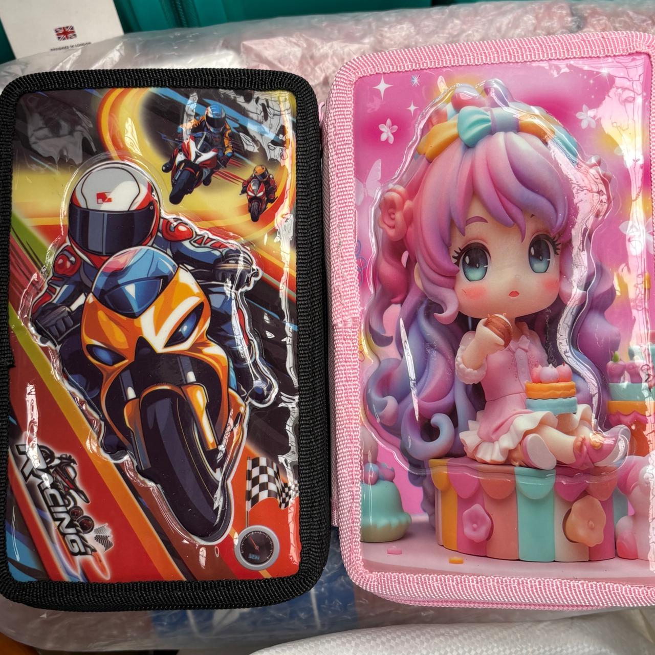 Lapicera Grande Con Diseños Varios