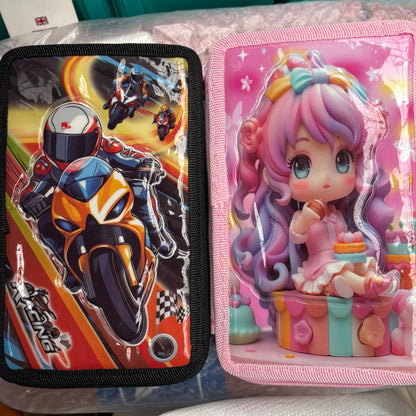 Lapicera Grande Con Diseños Varios