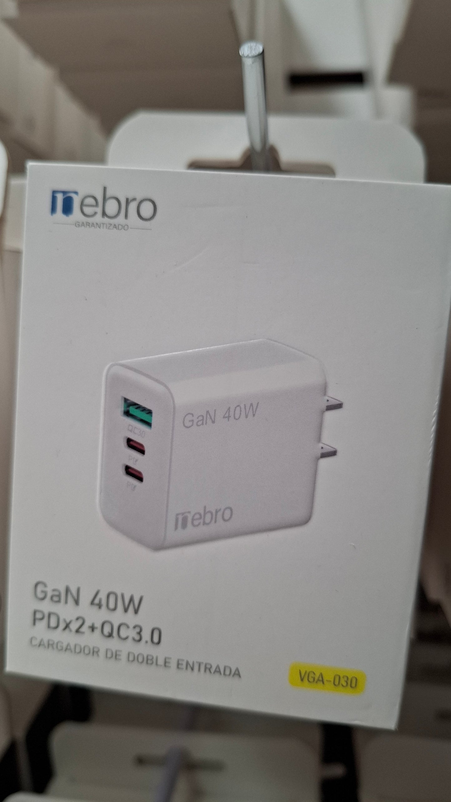 Cargador GaN 40W(Total)